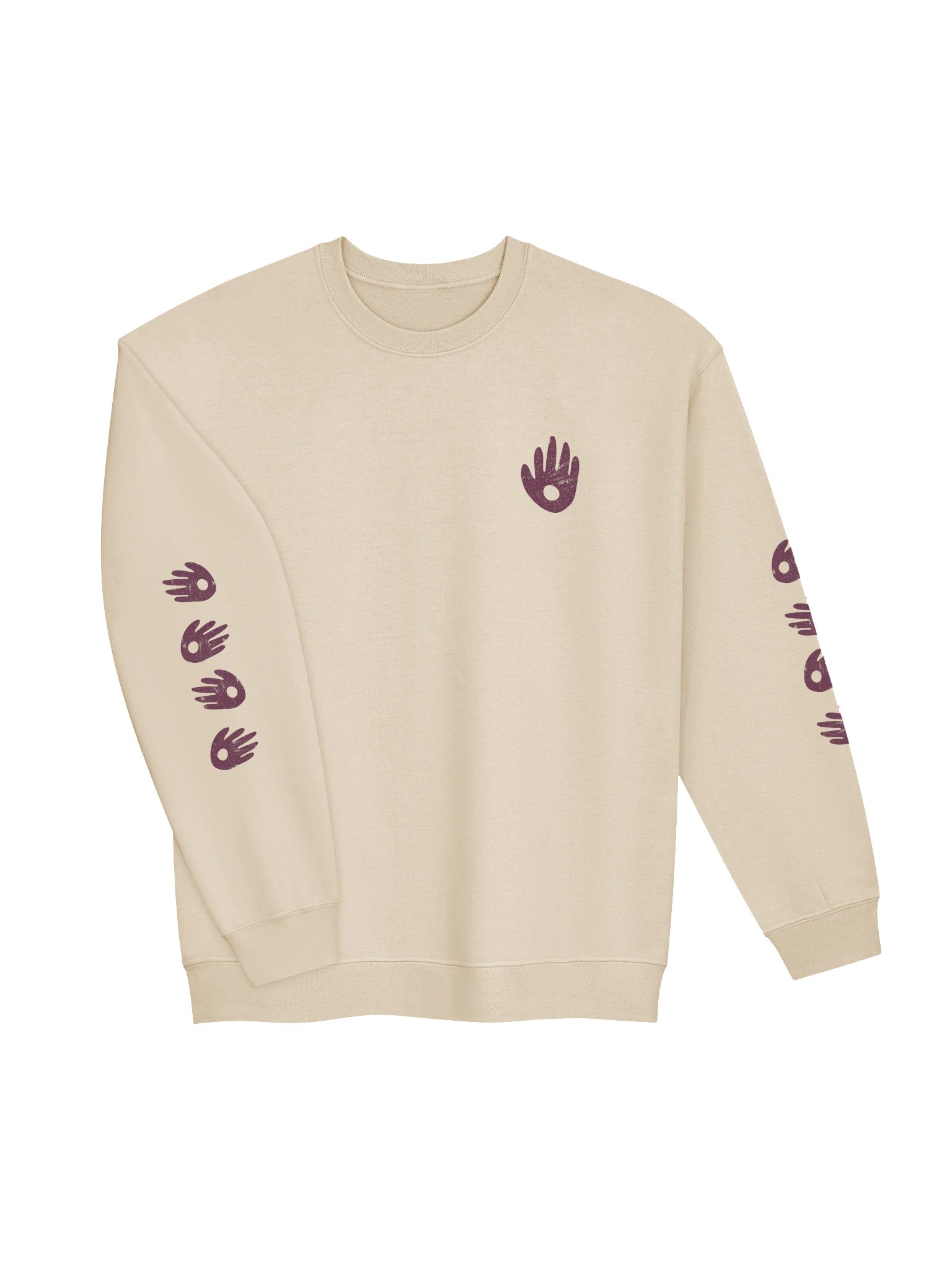 pichwai surabhi cow sweatshirt - maroon artwork product image (11)