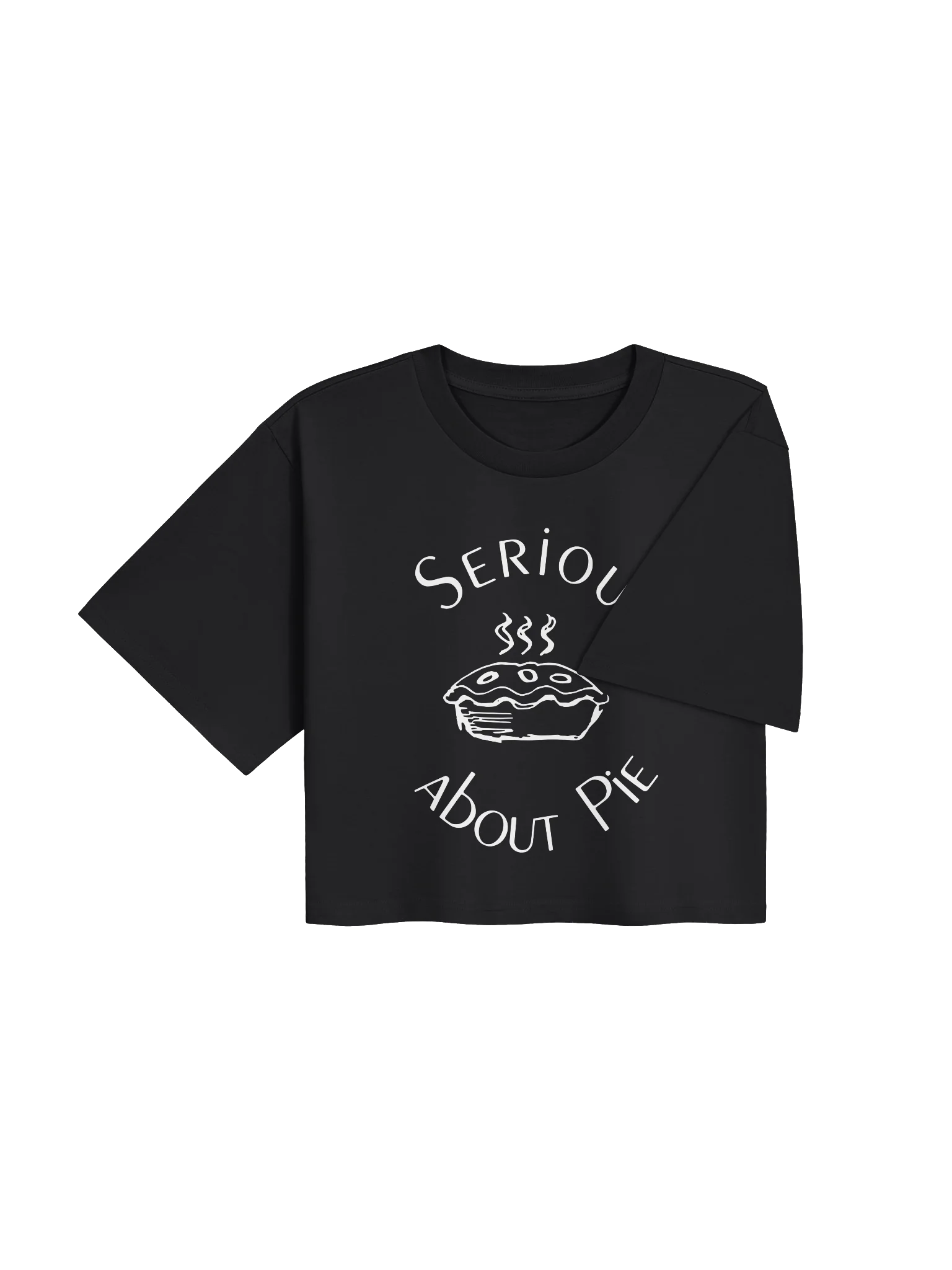 Serious About Pie Crop Top, Dark product image (4)