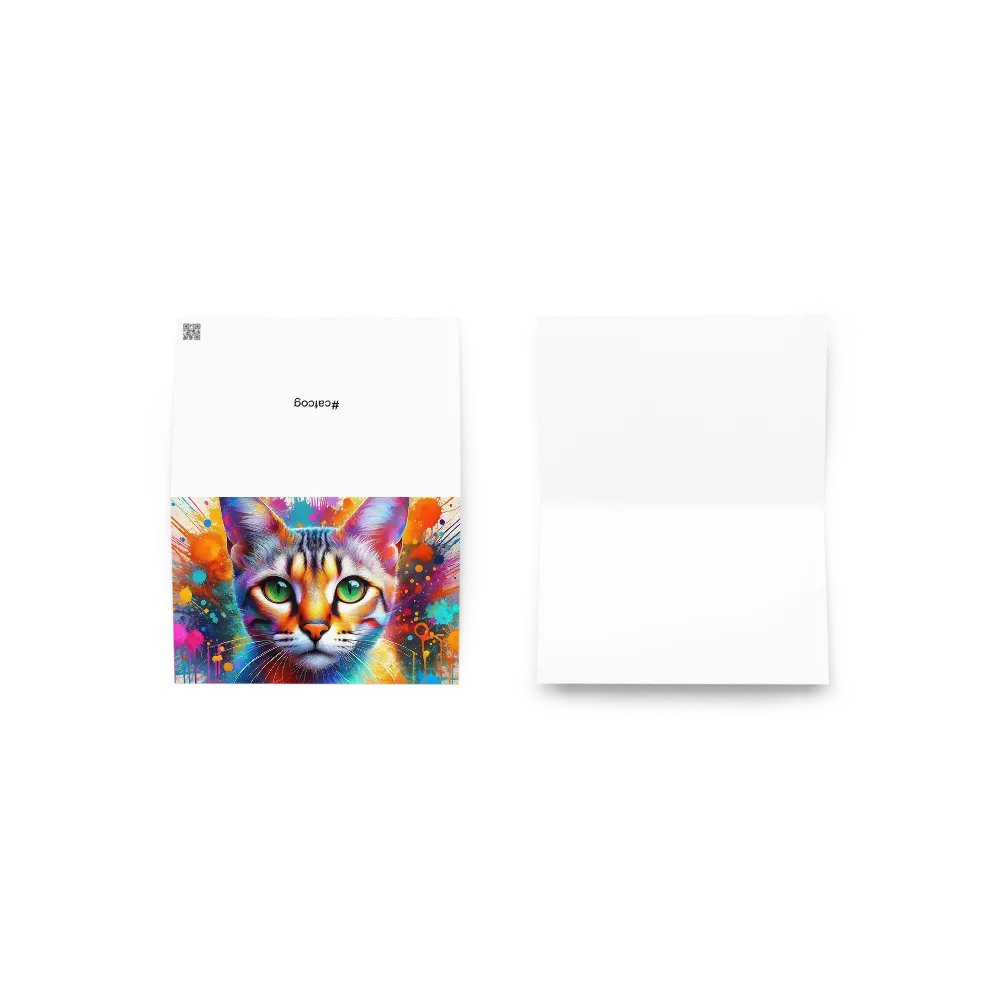 Greeting Card: Egyptian Mau product image (21)