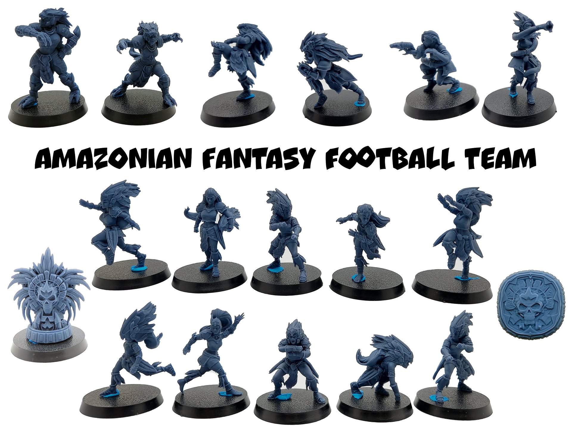 Amazonian Fantasy Football Team - UGNI Miniatures product image (1)