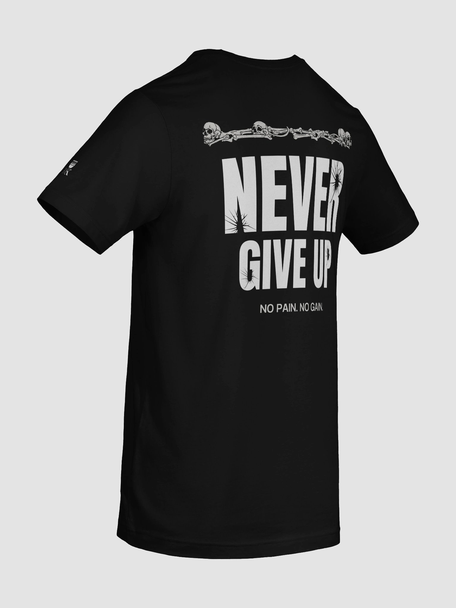 Never Give Up: No Pain, No Gain Regular Fit T-shirt product image (10)