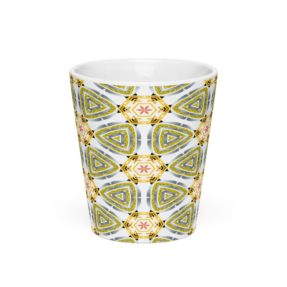 Kaleidoscopic Harmony Latte Mug product image (4)