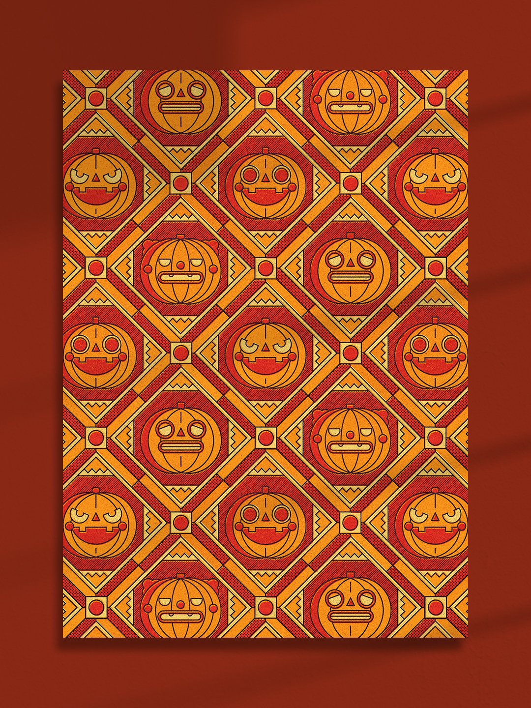 Weird Pumpkins #2 | Print product image (1)