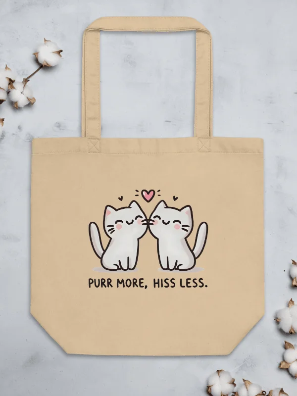 Purr more, Hiss less bag product image (1)