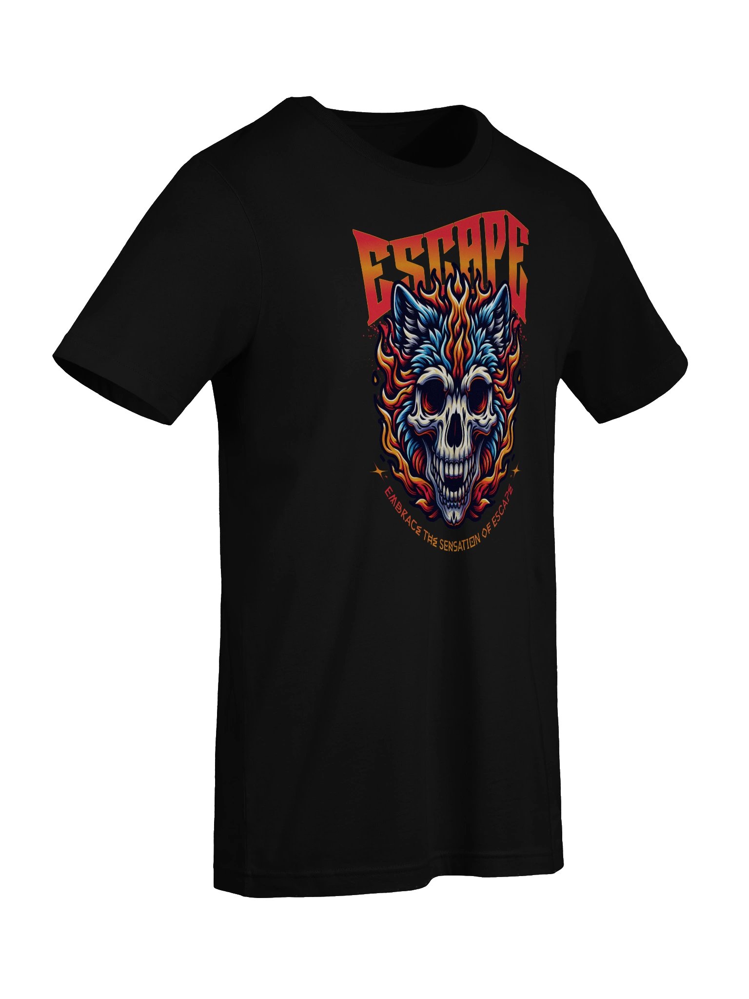 Unique Escape Wolf Skull T-Shirt for Casual Wear product image (9)