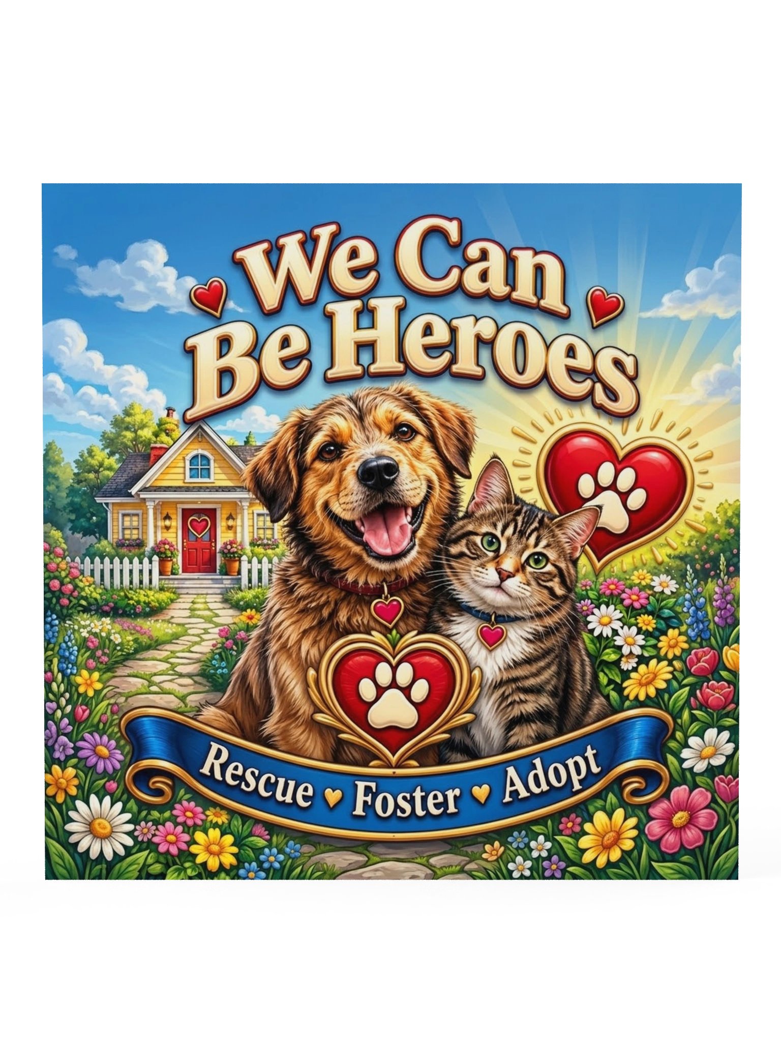 We Can Be Heroes Animal Rescue Poster product image (1)