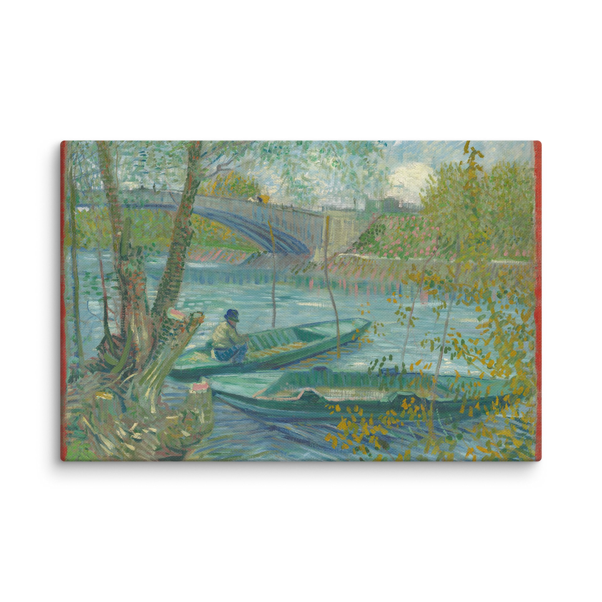 Fishing in Spring, the Pont de Clichy (Asnières) Canvas product image (2)