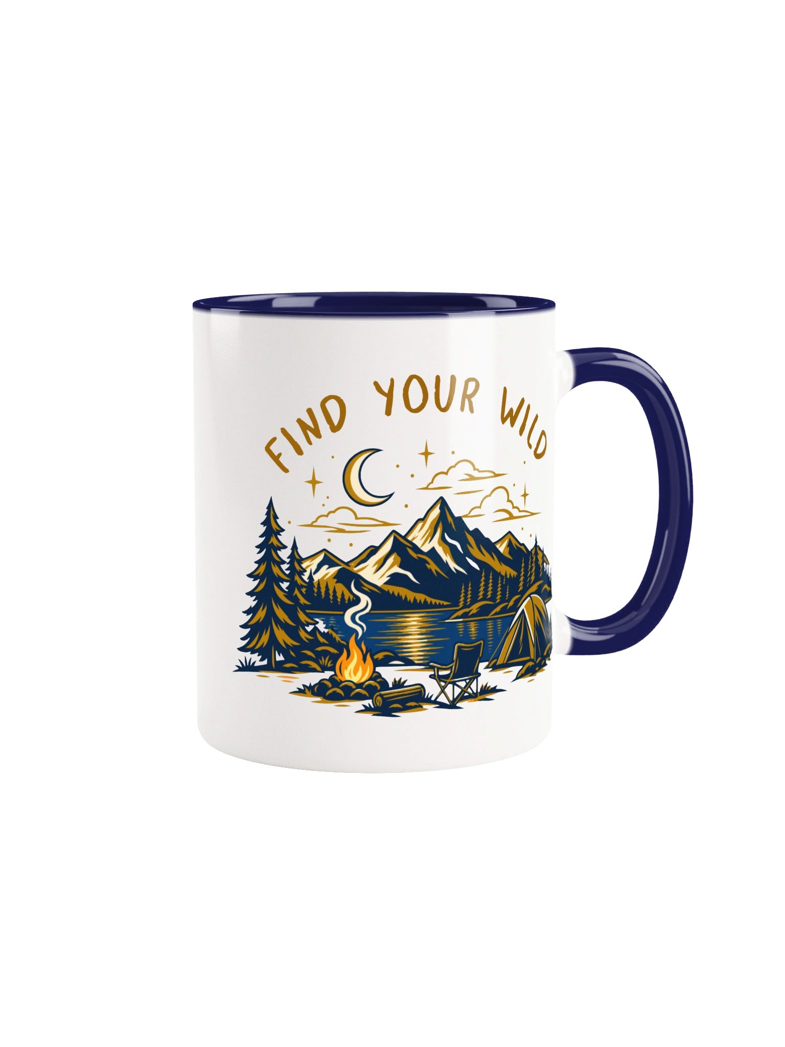 Find Your Wild | Mountain Camping Coffee Mug | 11 oz & 15 oz product image (1)
