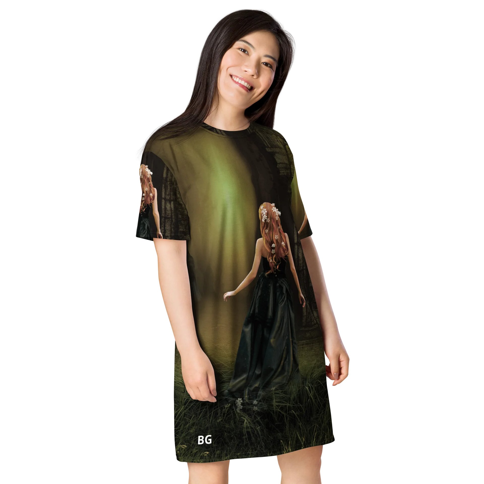 'Elven Stories - Blinded By The Light' All-Over T-Shirt Dress product image (4)
