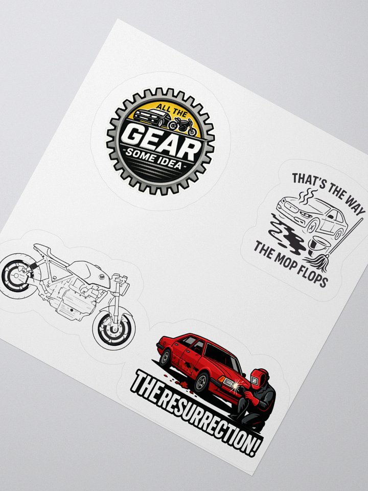 All The Gear Some Idea Sticker Kit product image (4)