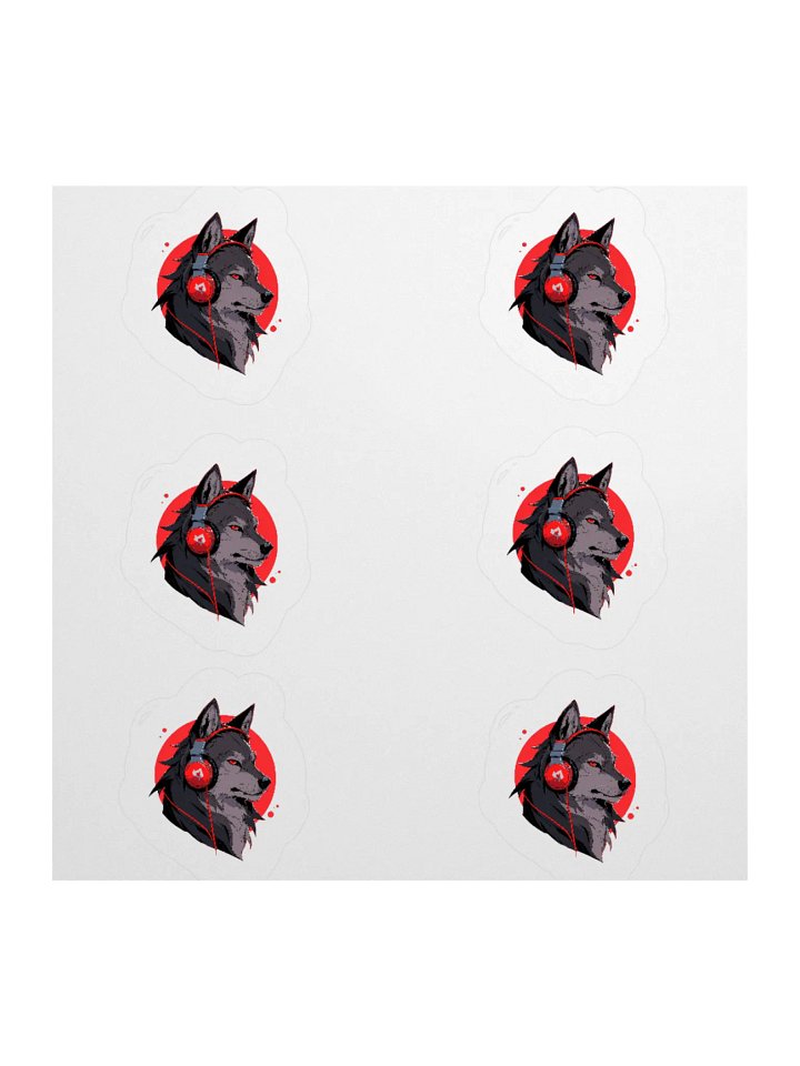 Wolf Beats Vinyl Stickers product image (2)