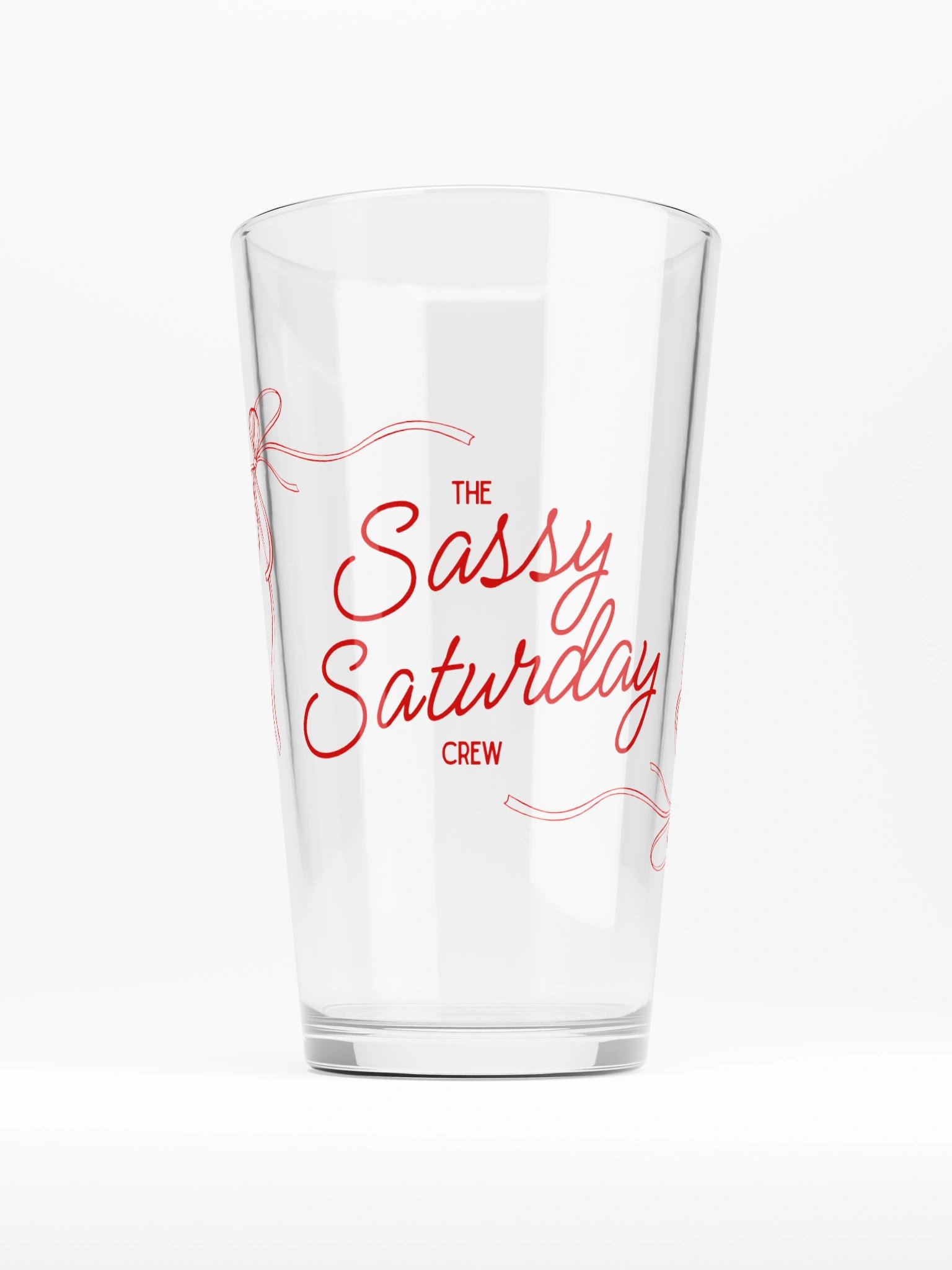 Sassy Saturday Pint Glass product image (1)