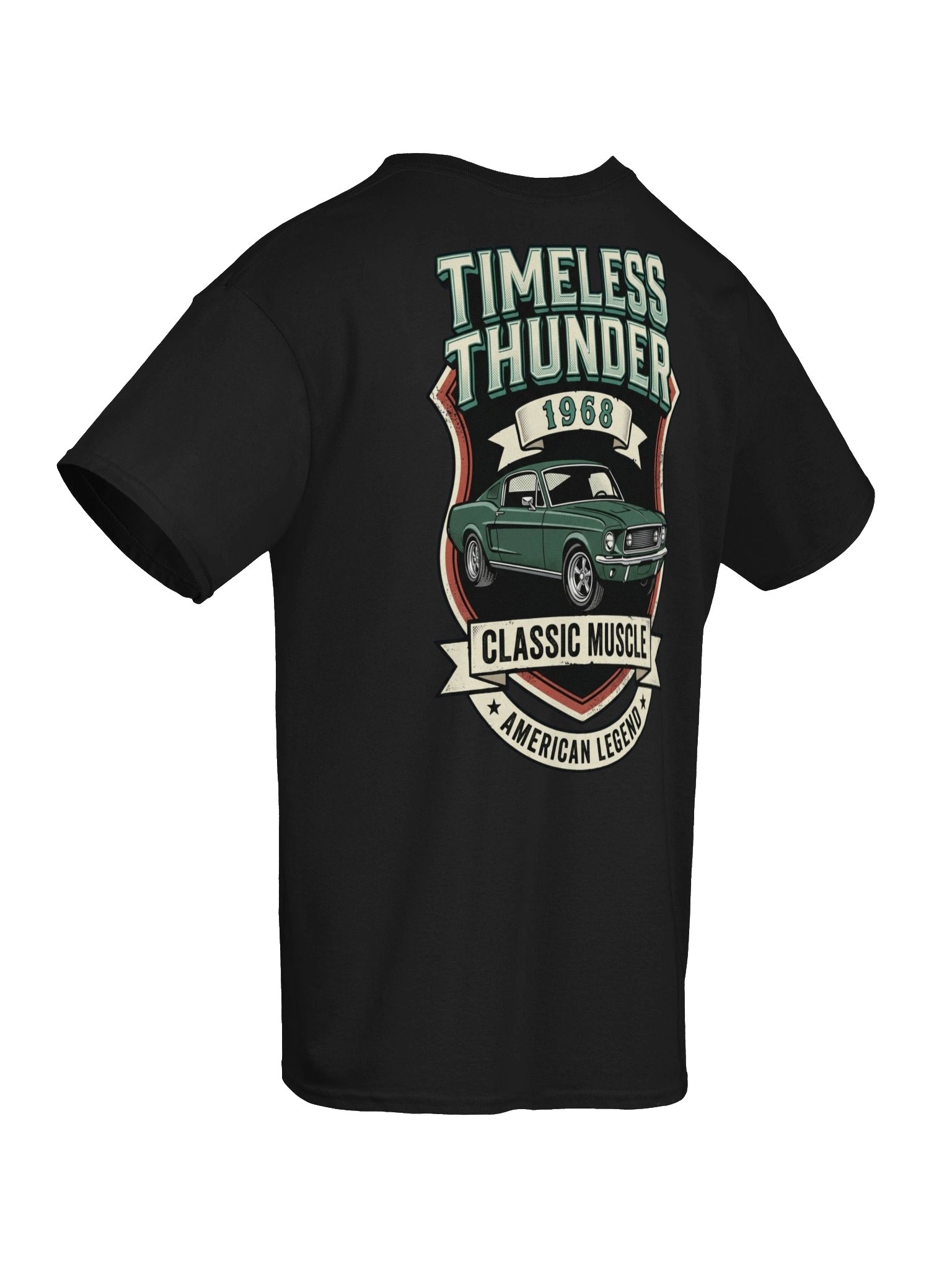 1968 Timeless Thunder Classic Muscle Car T-Shirt | Vintage American Legend Tee product image (2)