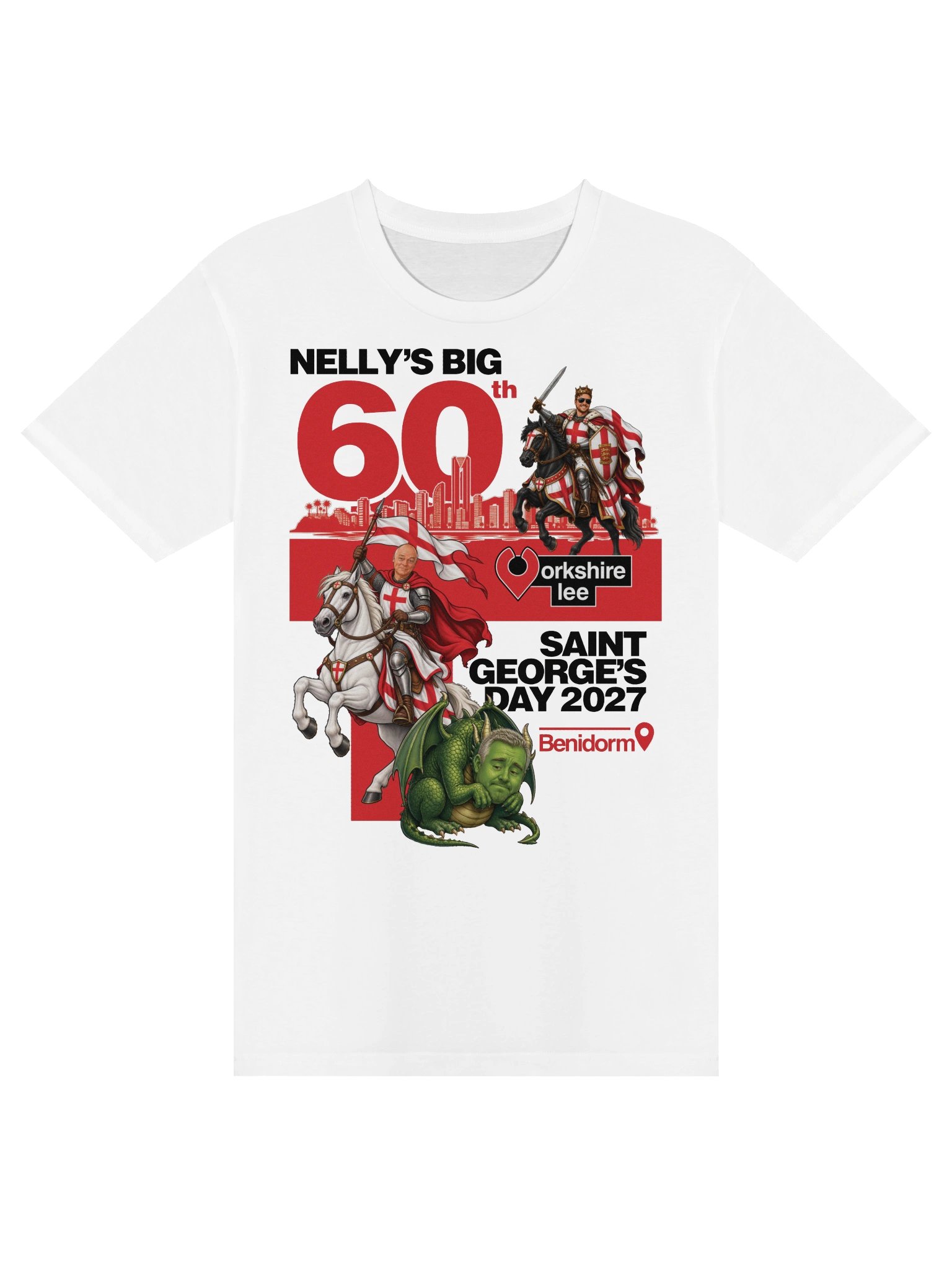 Nelly's 60th Saint George's Day Premium T-Shirt (DTFx print) product image (1)