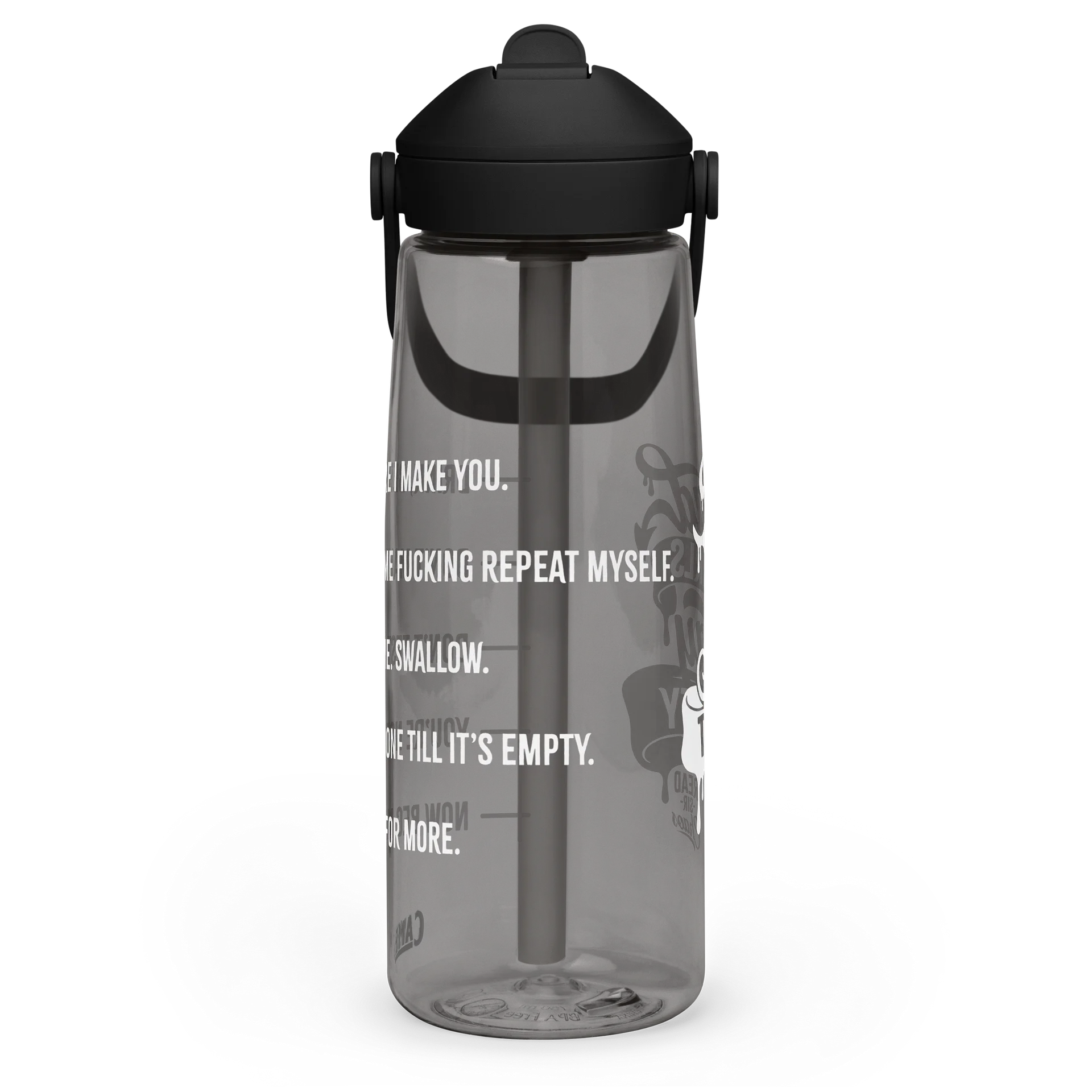 Bad Girls Stay Thirsty Flip Straw Bottle product image (13)