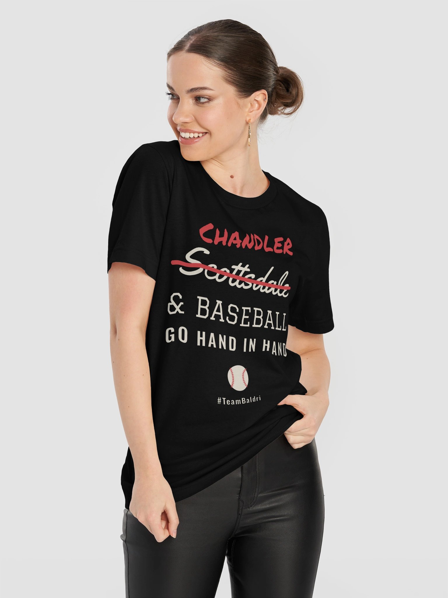 Chandler & Baseball Tee - Black product image (11)