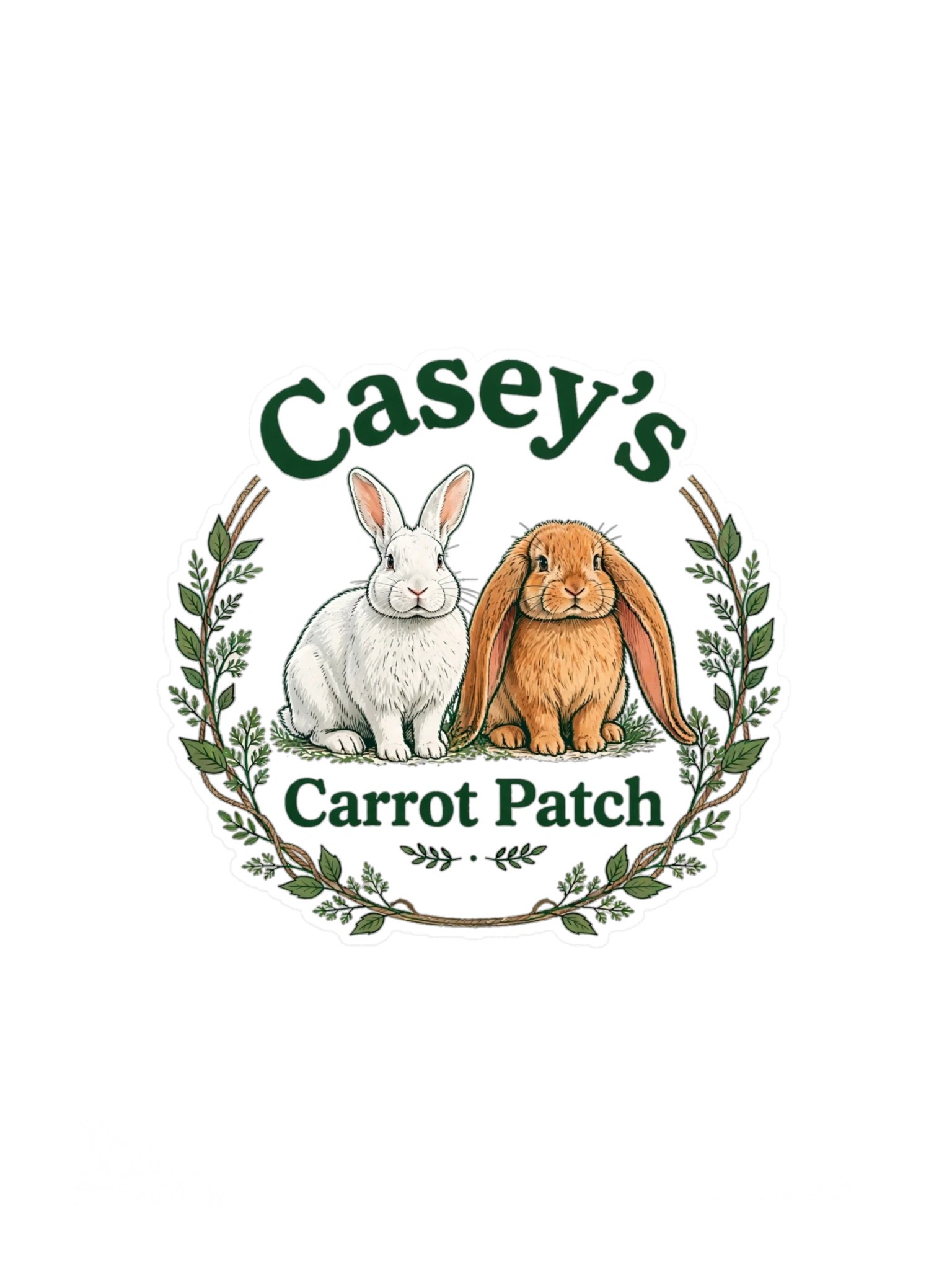 Casey’s Carrot Patch Bunny Sticker Sheet product image (3)