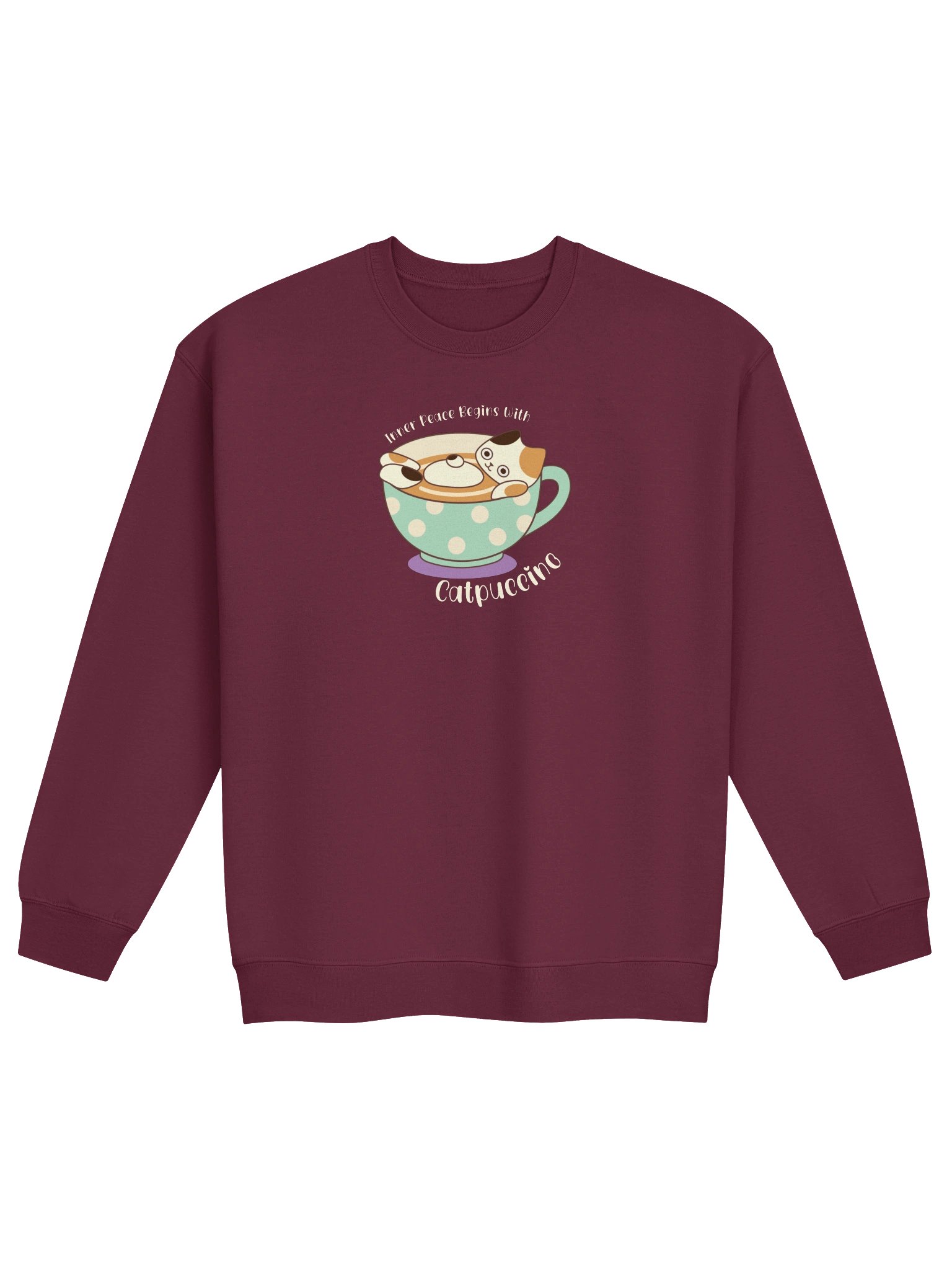 Catpuccino Cat - Unisex Adult Sweatshirt product image (1)