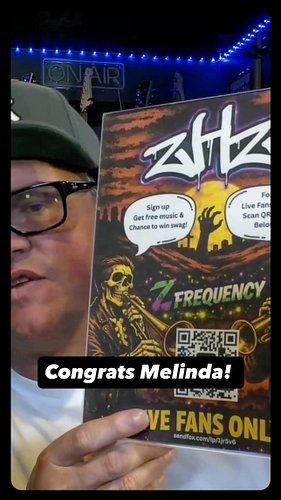 Congrats Melinda! Winner of our Live Fans Only  giveaway from our show at @funkndivebar on 8/21/26. Check your email inbox fo...