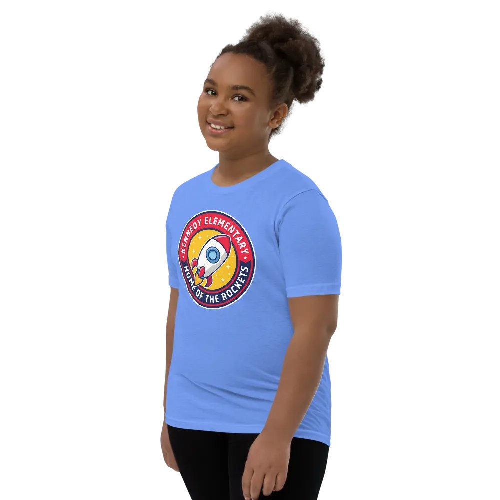 Kennedy Elementary Rocket Emblem Youth T-Shirt product image (12)