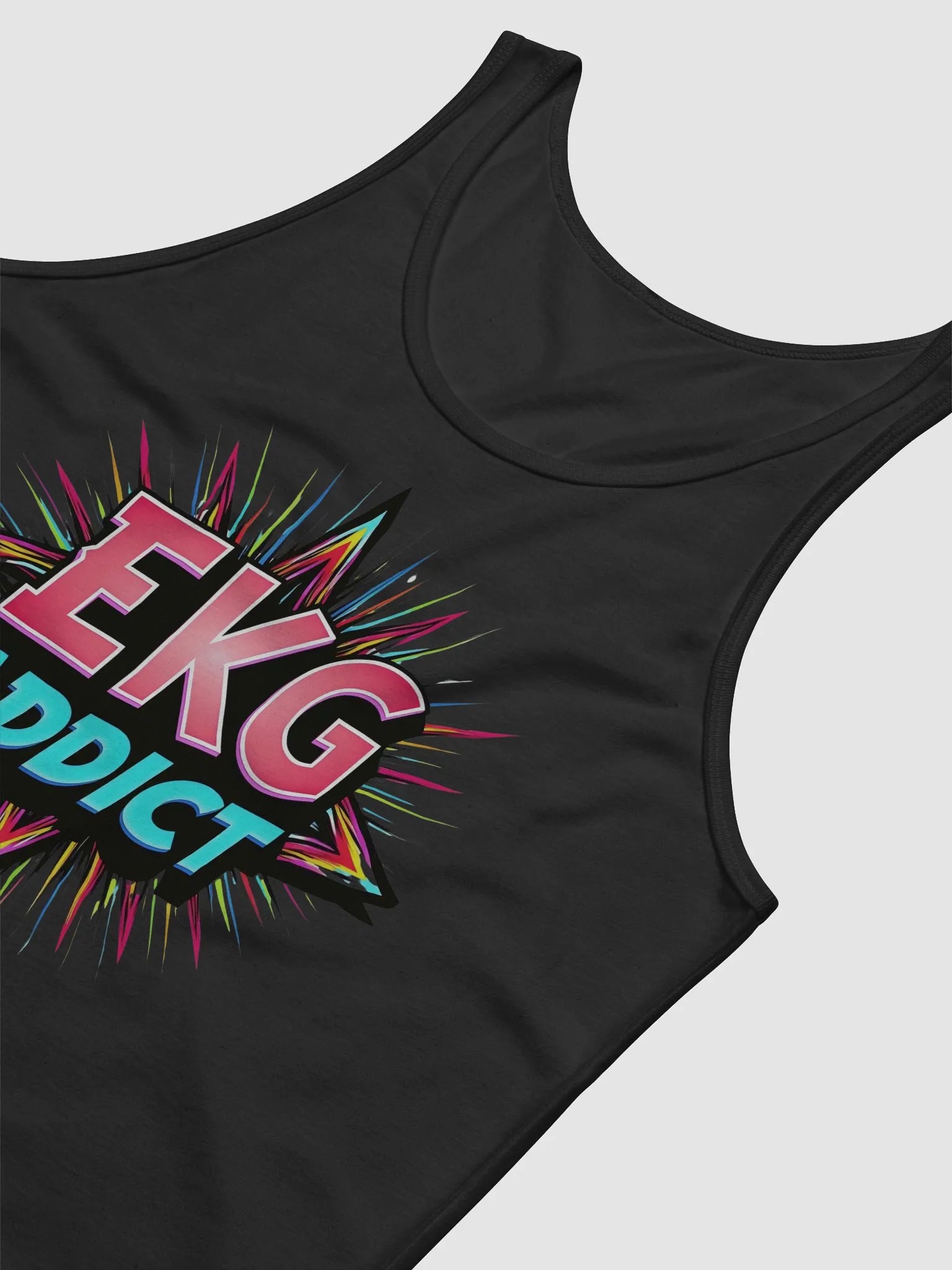 Vibrant EKG Addict Jersey Tank product image (44)
