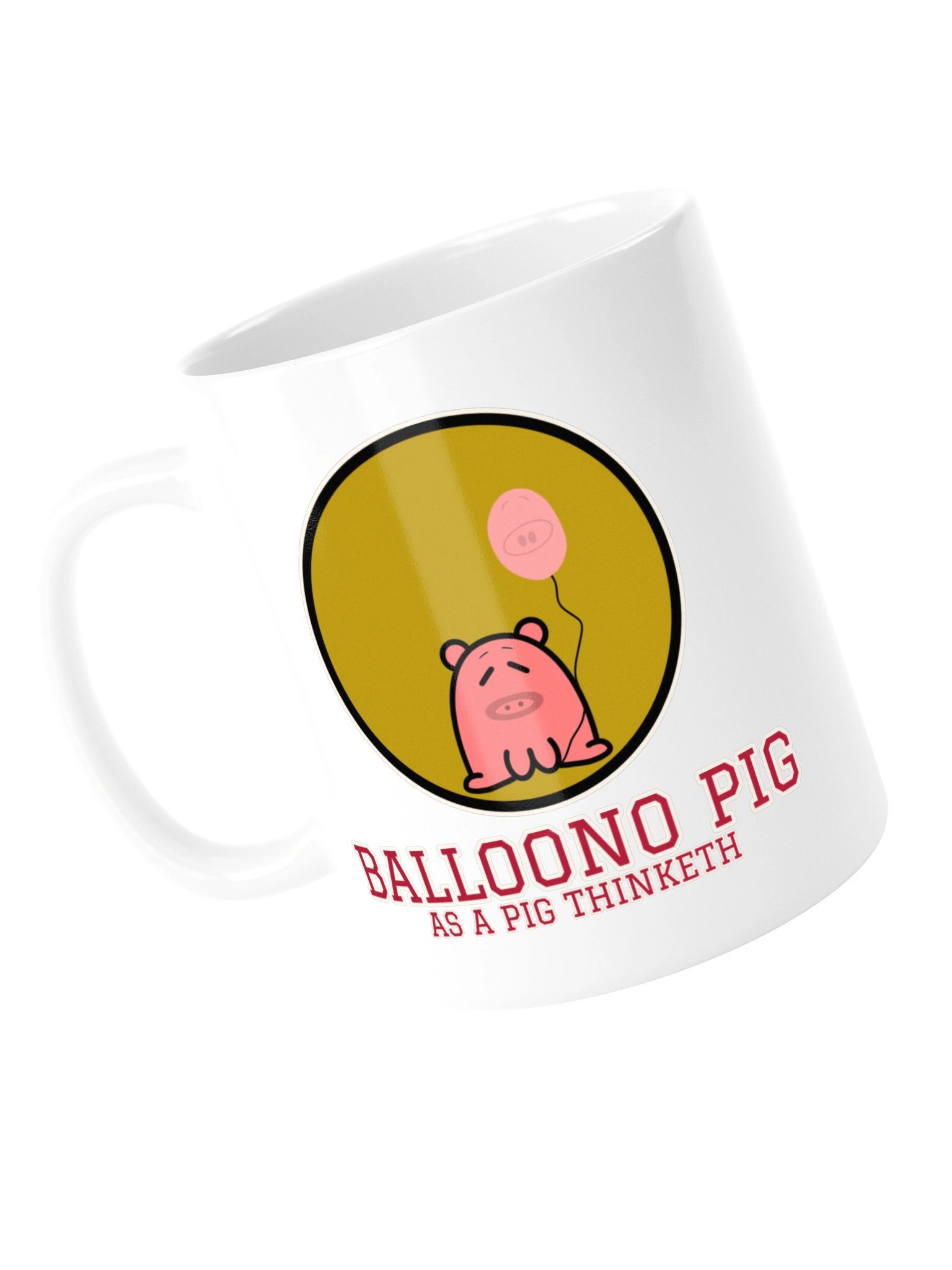 Balloono Pig Mug | As a Pig Thinketh product image (14)