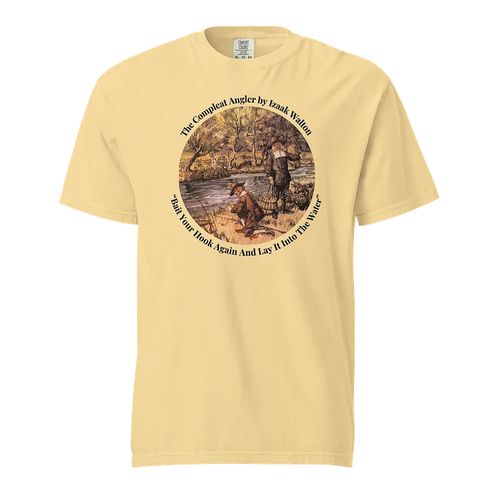 Izaak Walton’s "The Compleat Angler" Bait Your Hook Again Vintage T-Shirt – Arthur Rackham Heritage Fishing T-Shirt product image (21)