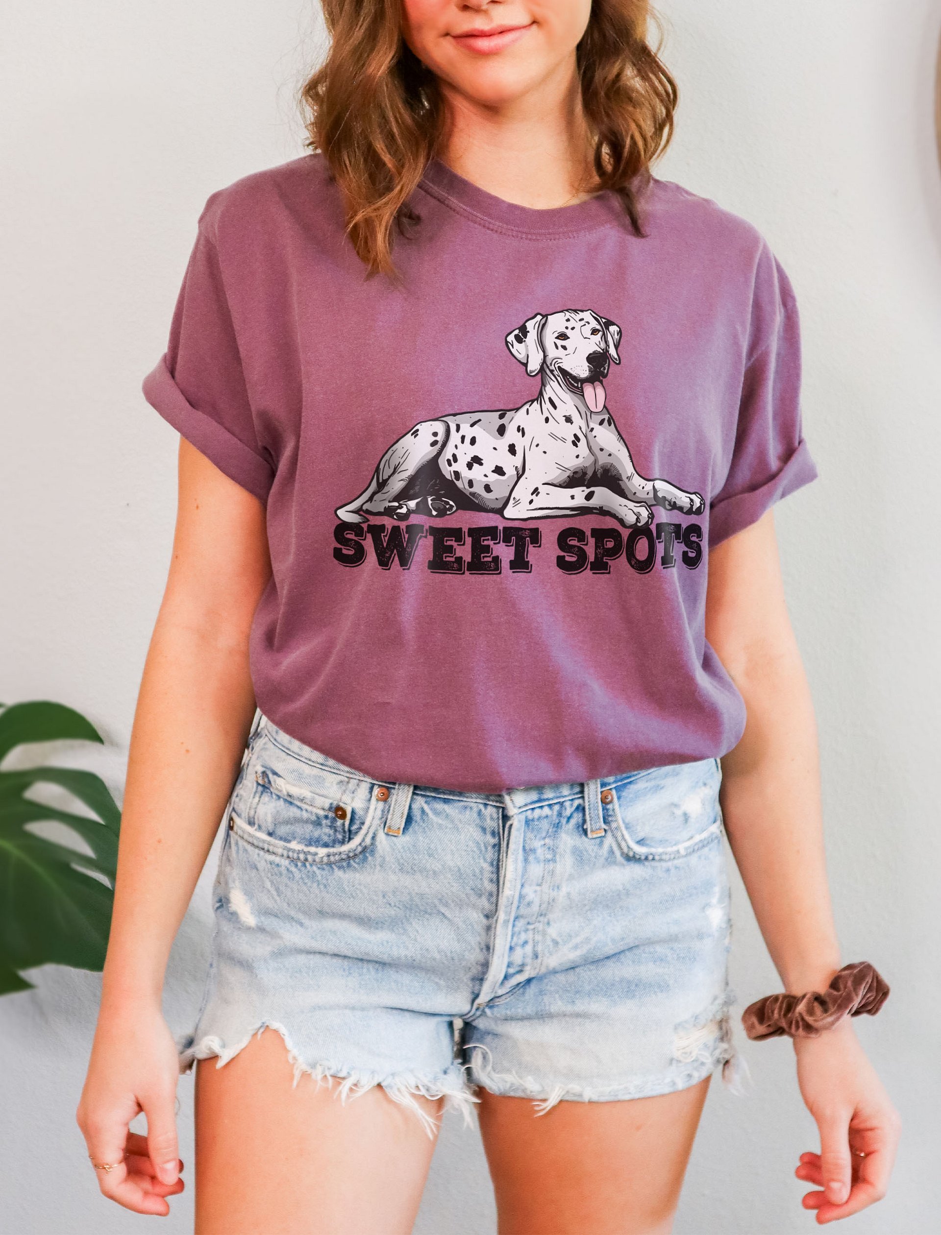 Sweet Spots T-Shirt of a Dalmatian | Funny T-Shirt for Dalmatian Paw-rents product image (2)