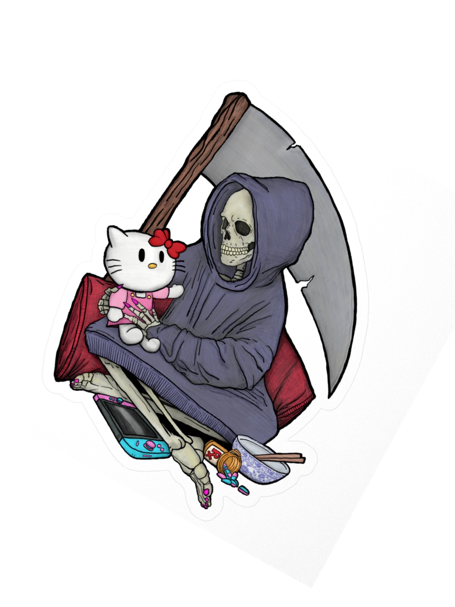 Hello Death Sticker product image (5)