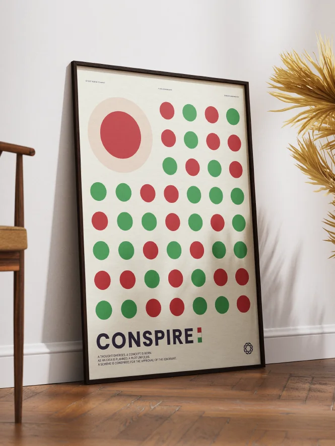 Dot : Conspire — Minimalist Digital Print for Modern Interior product image (3)
