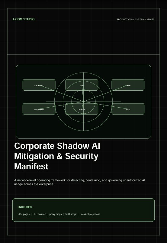 Axiom Corporate Shadow AI Mitigation & Security Manifest product image (3)