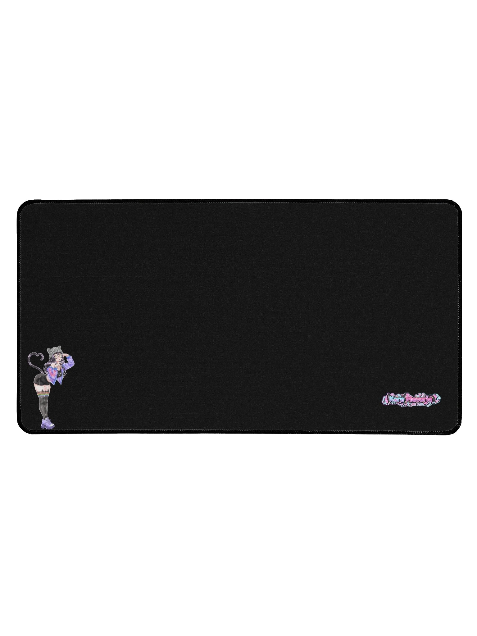 Curlicue Desk Mat (Black) product image (1)