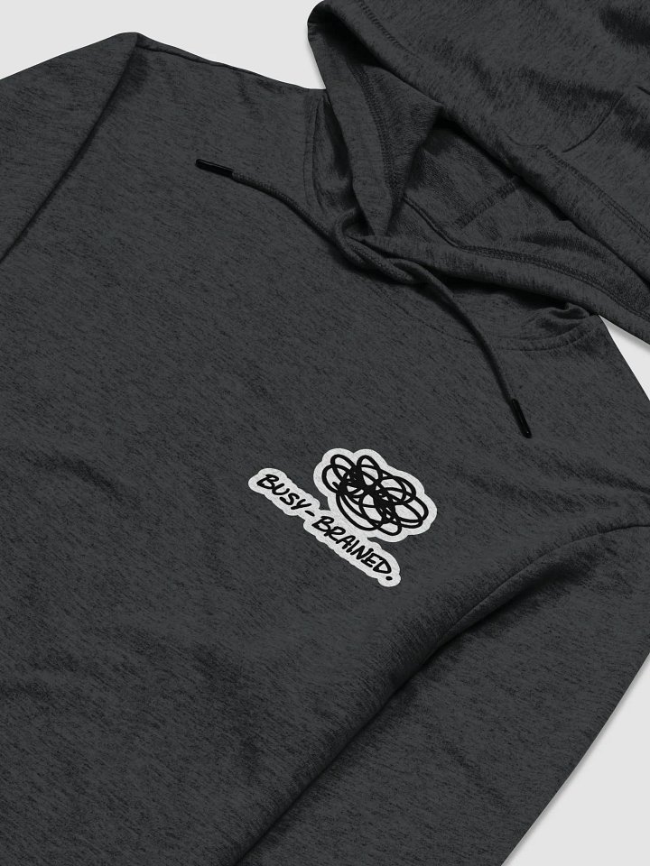 BUSY-BRAINED) (sm. bubble design) printed unisex lightweight hoodie product image (1)