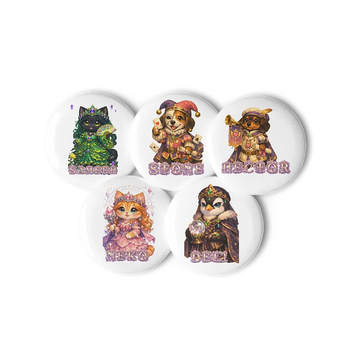 Kingdom Main Court Pin Button Set product image (2)