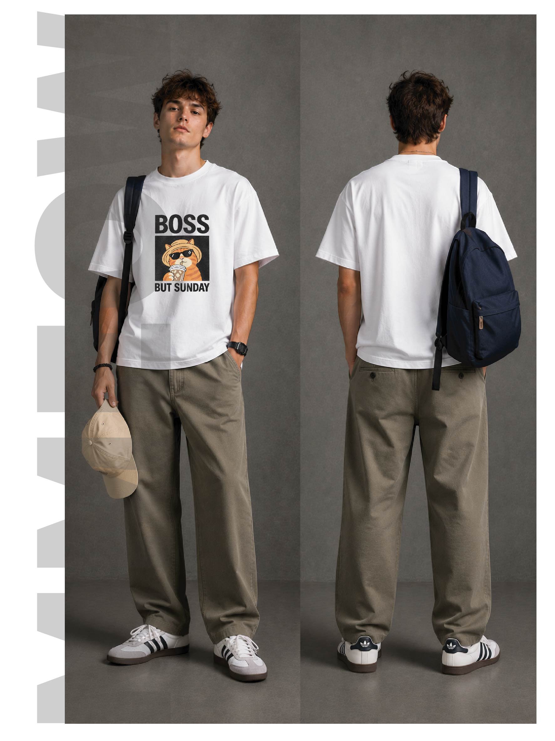 BOSS BUT SUNDAY BOXY T - SHIRT PRINTED product image (8)