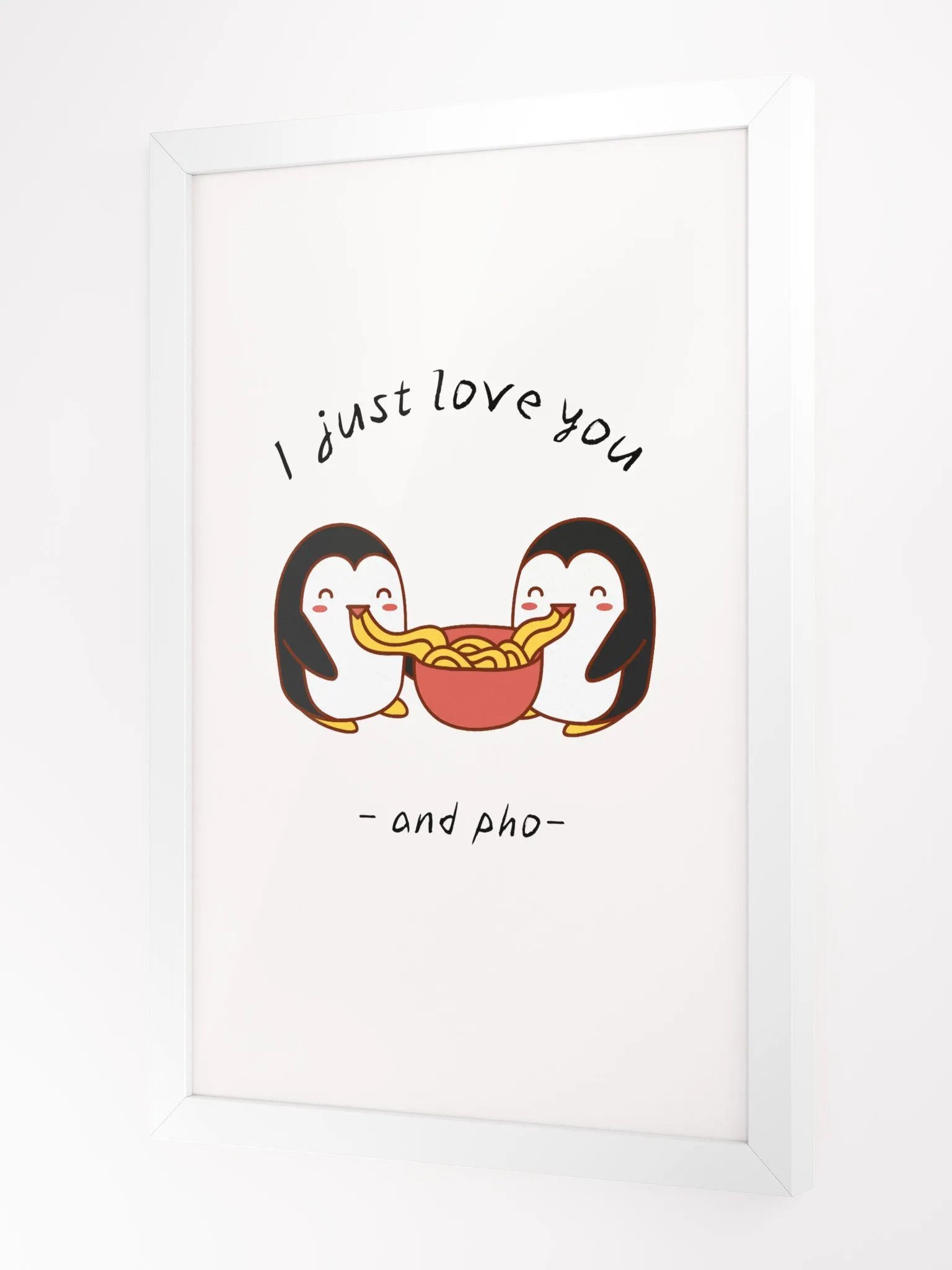 Penguin And Pho Love Frame product image (2)