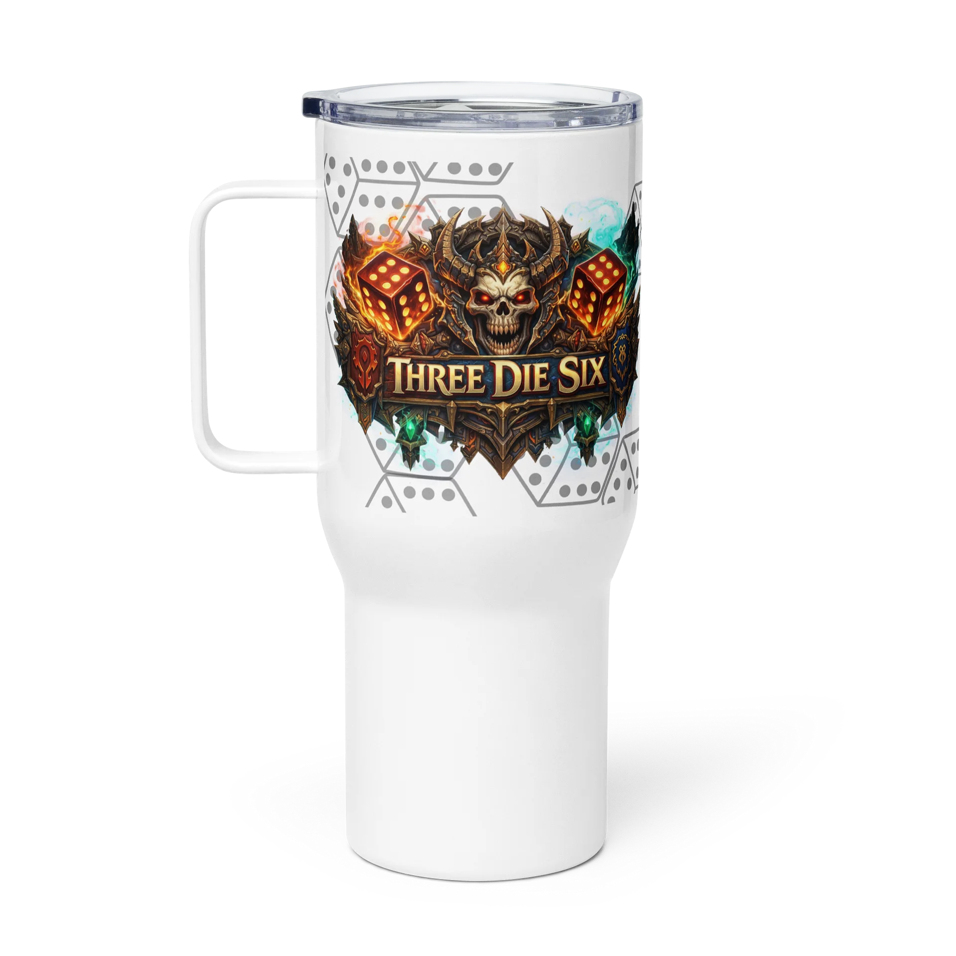 Three Die Six Travel Mug product image (1)
