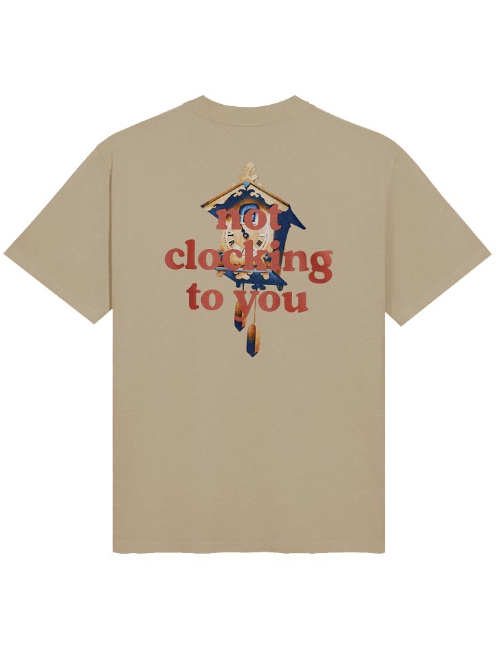 Not Clocking Tee (Khaki) product image (1)