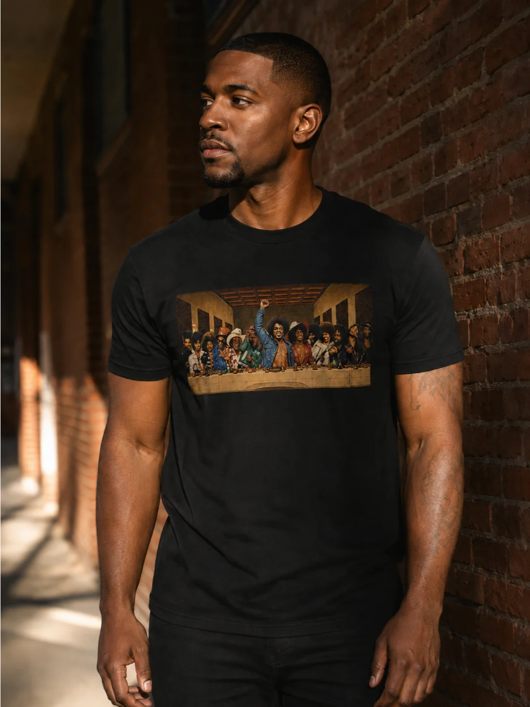 Retro 1970s Banquet Illustration Tee product image (3)