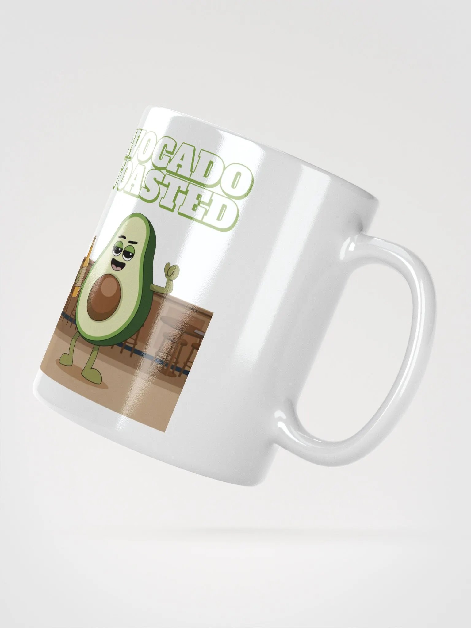 Avocado Toasted Funny White Mug product image (12)