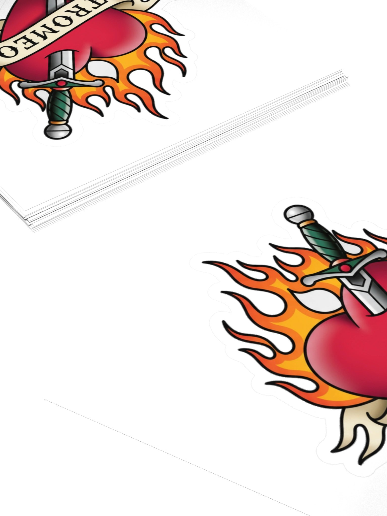 Tromeo Dagger Heart Sticker product image (11)