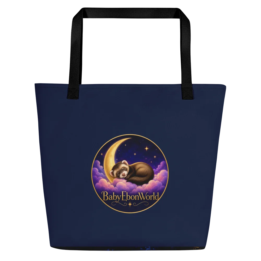 Rainy Night Dreams Moonlit Dreams Large Tote Bag product image (3)