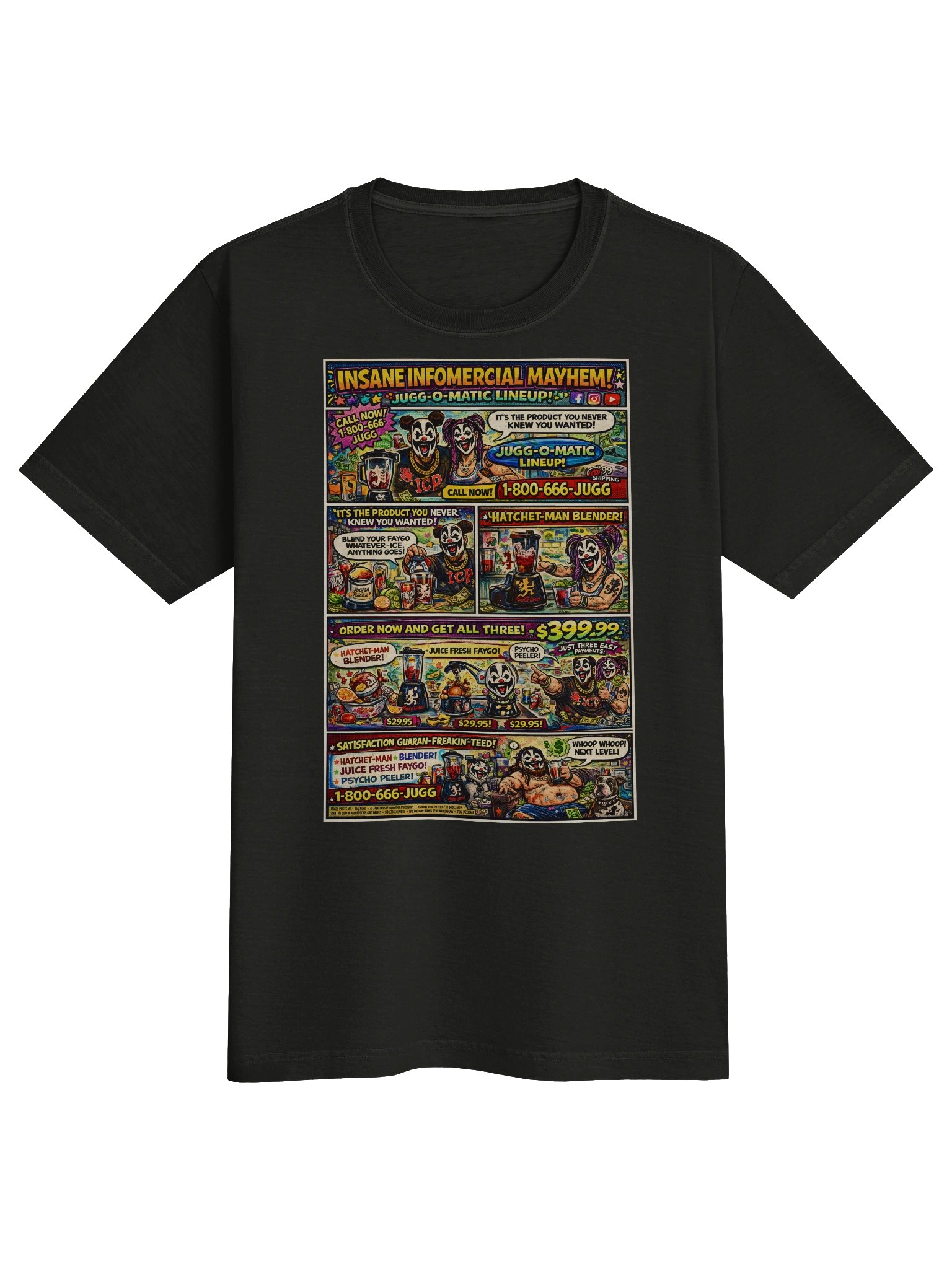 📺 Insane Infomercial Mayhem T-Shirt product image (1)