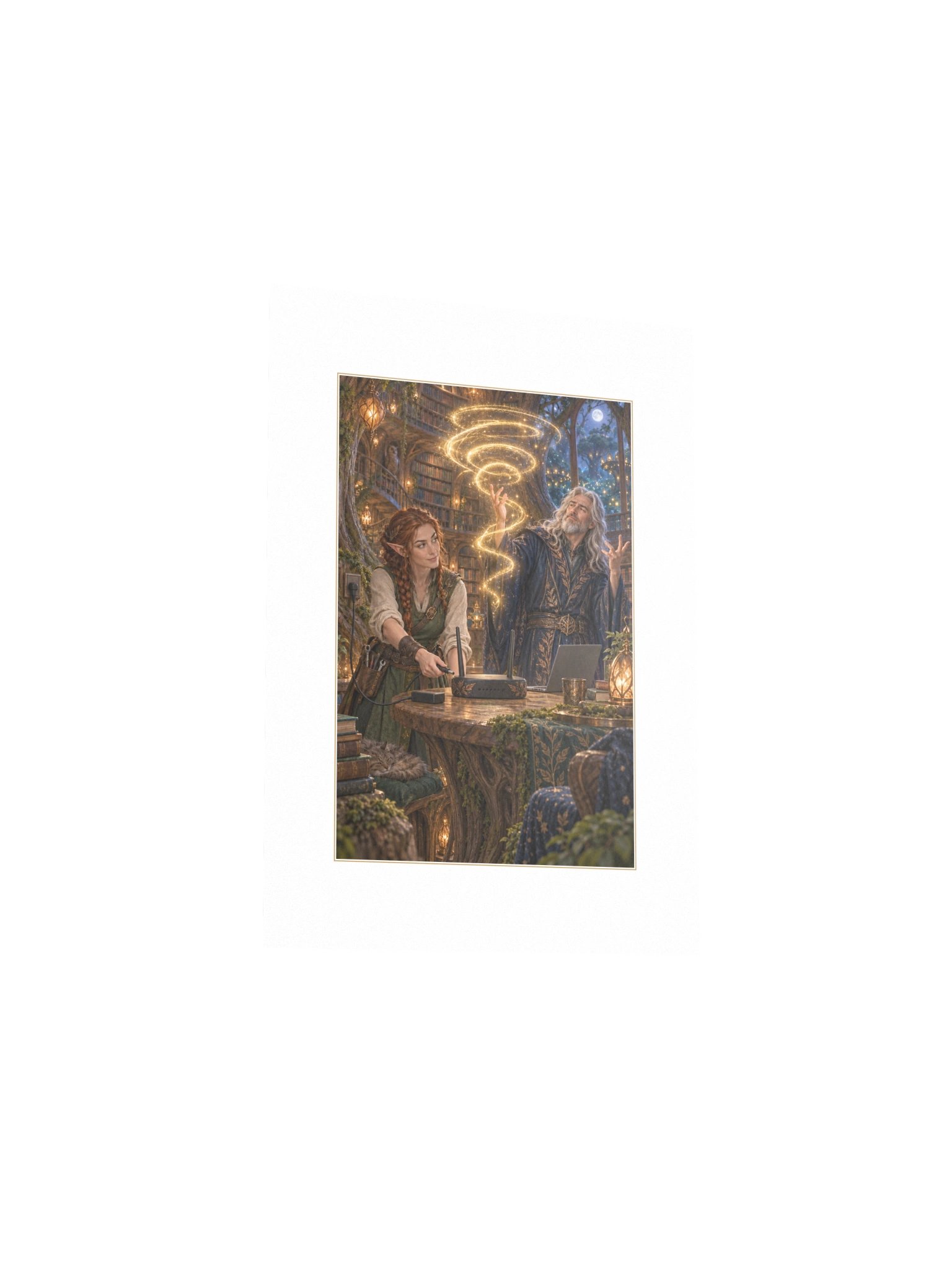 Wizard Hotspot Small Art Print product image (3)