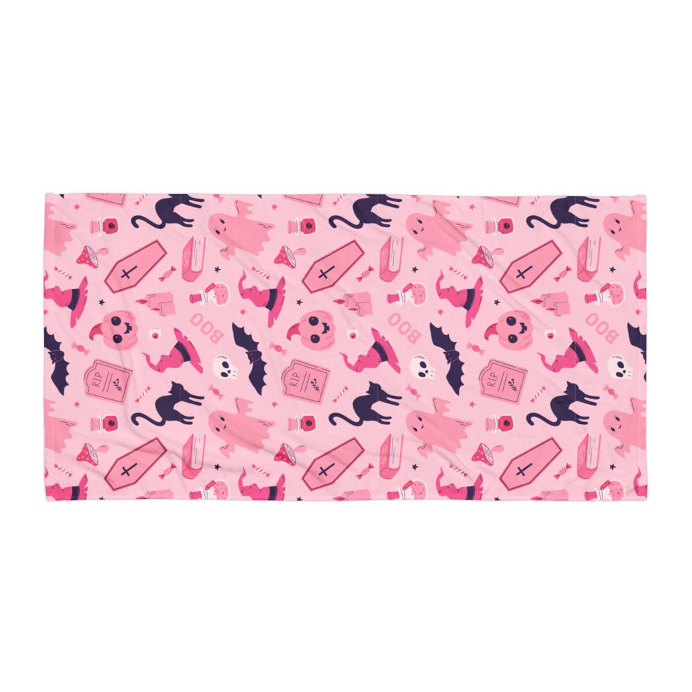 Pink Spooky Beach Towel product image (1)