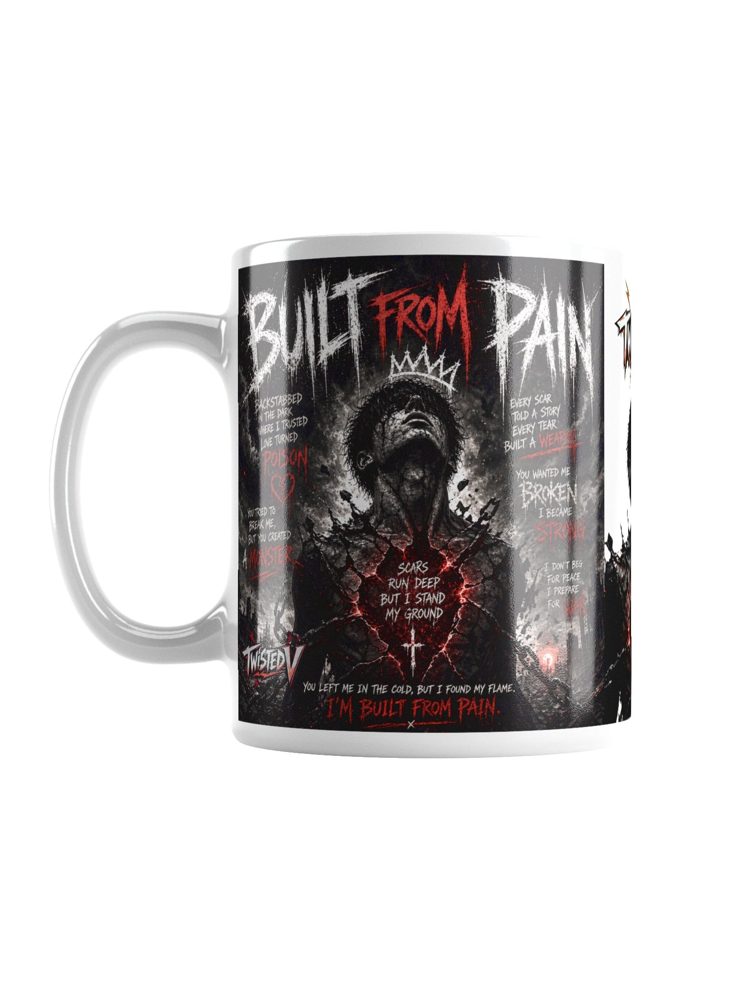 Build from Pain Twisted v Mug product image (4)