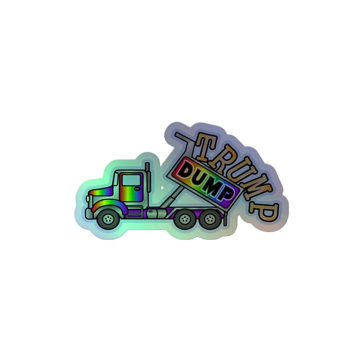 Dump T Pride Holo Sticker product image (2)