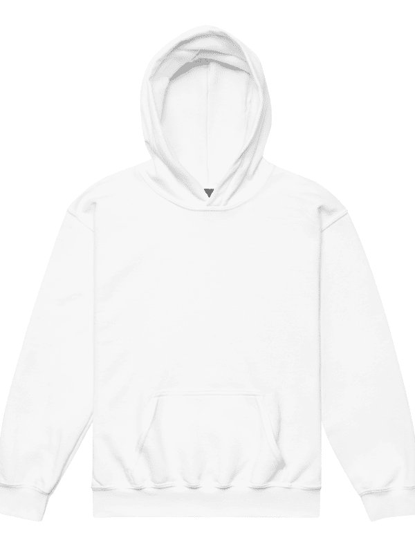 Youth Hoodie | White with Main Studio Logo product image (2)