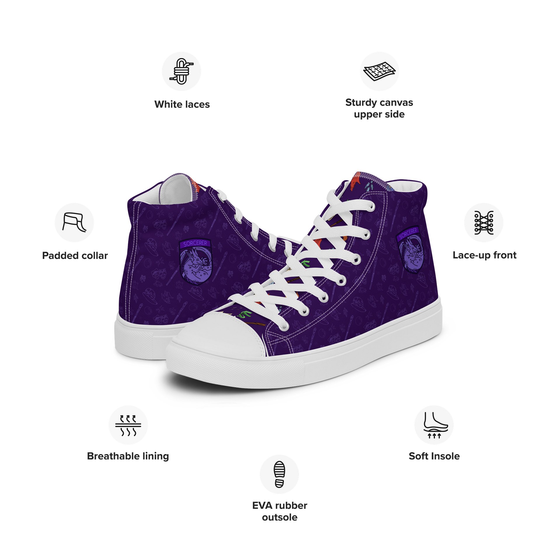 Mens Sorcerer High Tops product image (2)