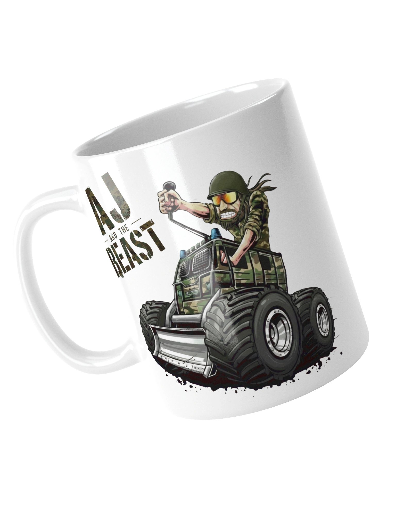 AJ and the BEAST : CAMO COFFEE MUG product image (5)